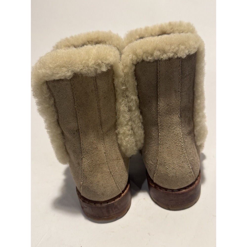 lucchese boots womens chelsea leather beige 6.5 - Picture 5 of 6